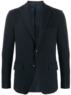 Etro пиджак узкого кроя