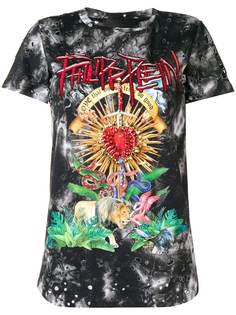 Philipp Plein футболка с выгоревшим принтом