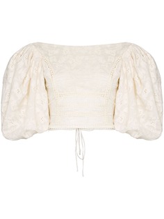 Johanna Ortiz блузка Hazel Reflection с вышивкой