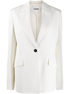 Jil Sander однобортный блейзер
