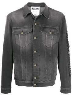 Moschino джинсовая куртка с эффектом потертости