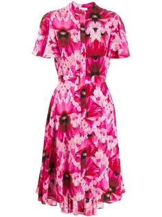 Alexander McQueen чайное платье с цветочным принтом