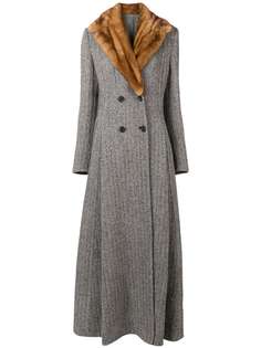 Ermanno Scervino long double-breasted coat