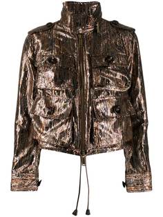 Dsquared2 куртка с эффектом металлик