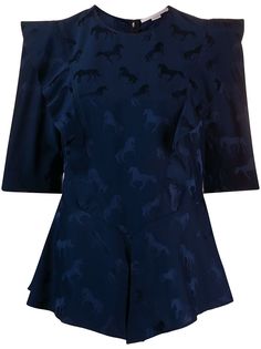 Stella McCartney жаккардовая блузка