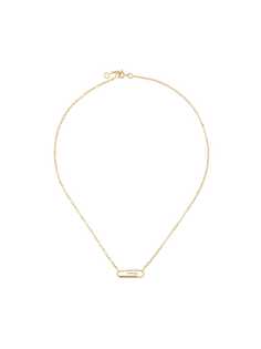 Aurelie Bidermann колье Paperclip с бриллиантами