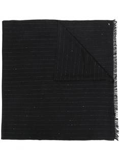 Saint Laurent шарф с контрастными полосками