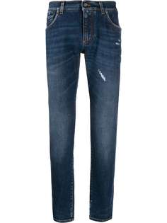 Dolce & Gabbana джинсы с эффектом потертости