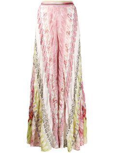 Missoni брюки палаццо с геометричным узором