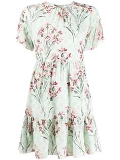RedValentino платье с цветочным принтом