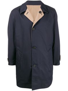 Brunello Cucinelli двустороннее пальто строгого кроя