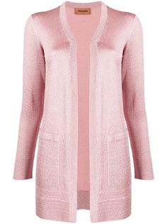 Missoni длинный кардиган с эффектом металлик