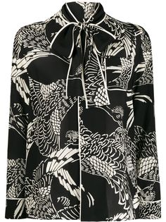 RedValentino рубашка Phoenix с принтом