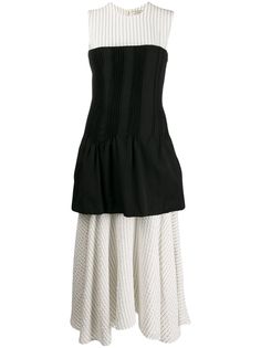 Nina Ricci многослойное платье миди