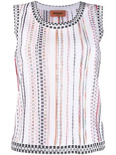 Missoni топ тонкой вязки с узором