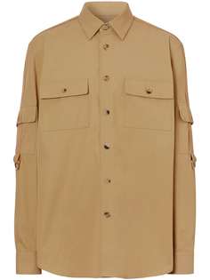 Burberry рубашка с ремешками