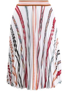 Missoni плиссированная юбка в полоску
