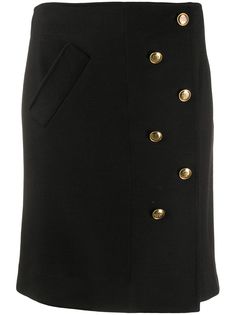 Givenchy коротая юбка на пуговицах