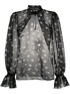 Dolce & Gabbana блузка в горох