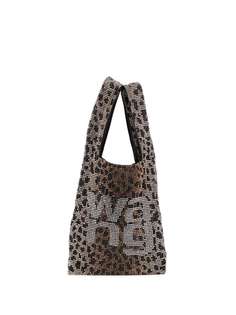 Alexander Wang сумка на плечо с леопардовым принтом и логотипом