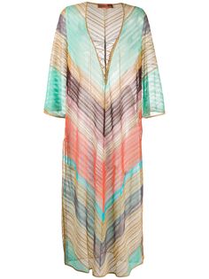 Missoni Mare платье свободного кроя в полоску