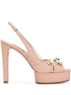 Casadei босоножки с блестками