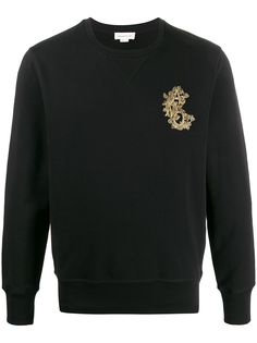 Alexander McQueen толстовка с нашивкой-логотипом