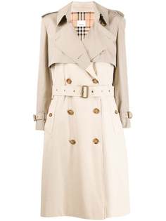 Burberry двухцветный тренч
