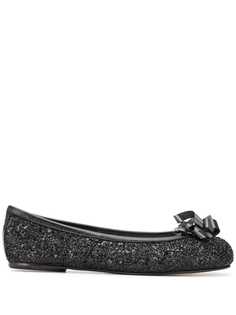 Maison Margiela балетки Tabi с блестками