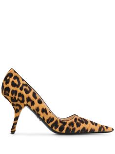 Prada туфли-лодочки с леопардовым принтом