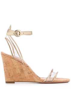 Aquazzura босоножки Minimalist на танкетке