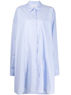 Maison Margiela длинная рубашка асимметричного кроя