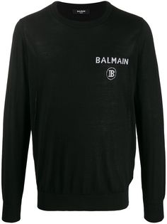 Balmain джемпер с логотипом