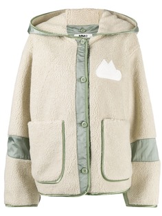 Mm6 Maison Margiela куртка из искусственной овчины с капюшоном