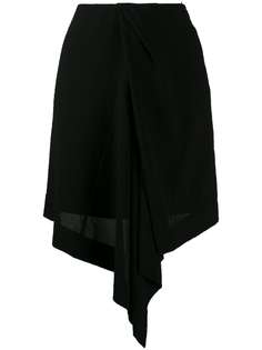 Nina Ricci легкая юбка с асимметричного кроя