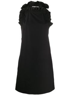 Givenchy платье с оборками на воротнике