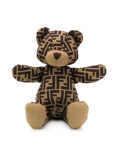 Fendi Kids мягкая игрушка с узором Zucca