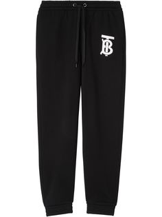 Burberry спортивные брюки с монограммой