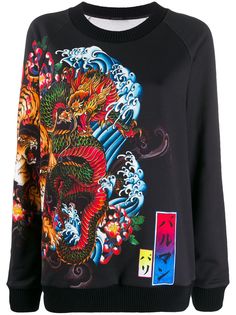 Balmain толстовка с принтом