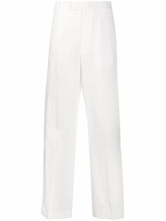 JW Anderson брюки широкого кроя с жатым эффектом