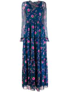 Philosophy Di Lorenzo Serafini длинное платье с цветочным принтом