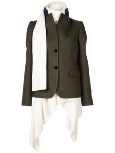 Sacai многослойное пальто
