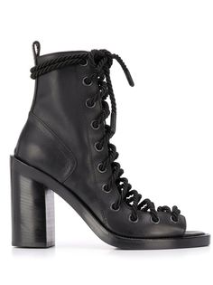 Ann Demeulemeester ботильоны на шнуровке