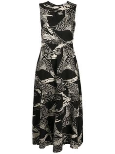 RedValentino платье с принтом