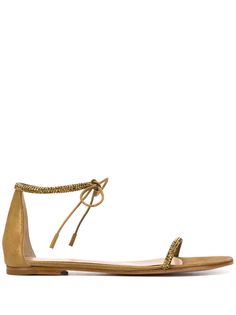 Gianvito Rossi босоножки Aria со стразами