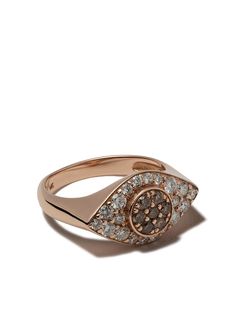 Carbon & Hyde кольцо Drishti из розового золота с бриллиантами