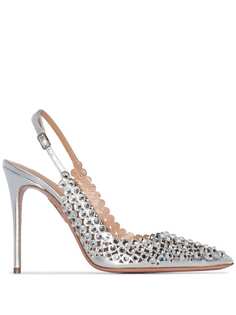 Aquazzura туфли Tequila с кристаллами