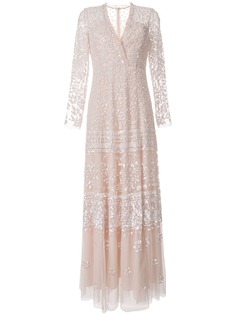 Needle & Thread декорированное длинное платье