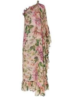 Dolce & Gabbana платье на одно плечо с принтом