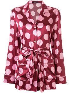 Dolce & Gabbana рубашка в горох